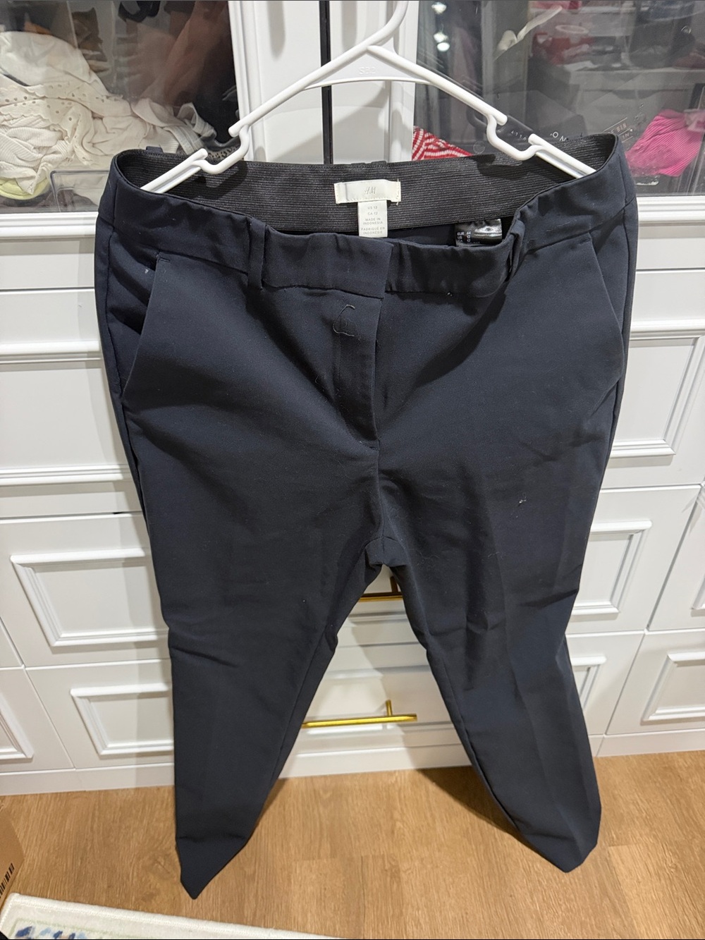 H&M navy blue dress pants size 12 woman